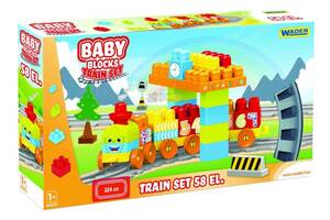 Мои первые кубики - Железная дорога Baby Blocks Wader IR30777