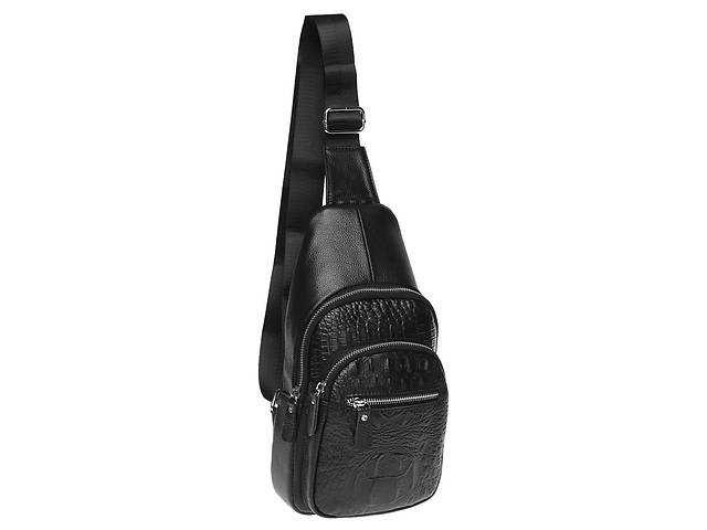 Мужской кожаный рюкзак Borsa Leather K1142-black