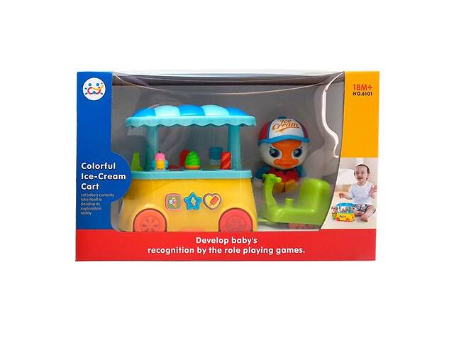 Музыкальная игрушка Huile Toys Утенок с мороженым (6101)