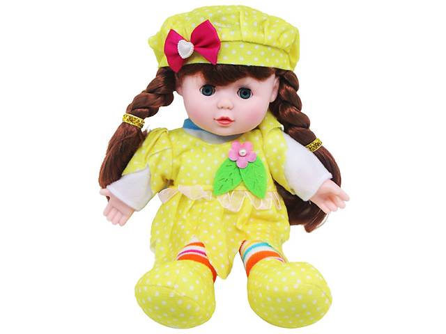 Мягкая кукла Lovely Doll желтый MIC (LY3011/2/3/4/5/6)