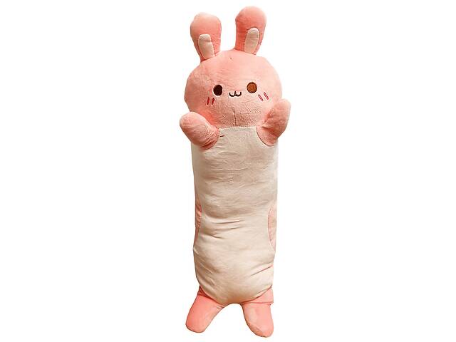 Мягкая игрушка антистресс 'Кот батон' Bambi L15103, 70 см Розовый