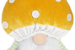Мягкая игрушка «Гном-гриб» 22см, желтая шапка