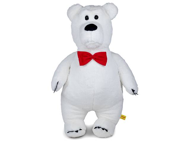 Мягкая игрушка KidsQo Мишка Берри с карманами 60 см Белый (KD740)