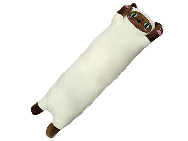 Мягкая игрушка 'Кот батон' Bambi K15312 105 см Белый