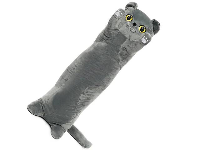 Мягкая игрушка 'Кот батон' Bambi K15312 105 см Серый