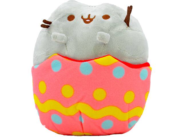 Мягкая игрушка кот в яйце S&T Big pusheen cat 23 х 20 см Разноцветный (n-1735)