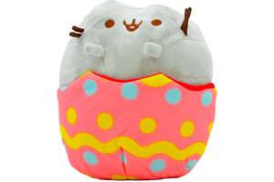 Мягкая игрушка кот в яйце S&T Big pusheen cat 23 х 20 см Разноцветный (vol-1735)