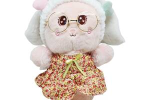 Мягкая игрушка Кролик Lalafanfan розовый MIC (С21703)