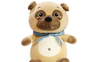 Мягкая игрушка-плед 'Собачка' Bambi М 13945 размер пледа 166х110 см Коричневый