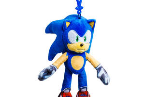 Мягкая игрушка Sonic Соник спортсмен на цепочке KD220334