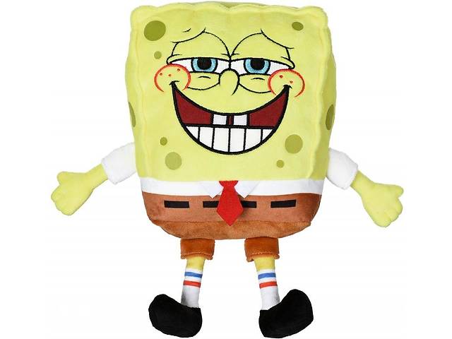 Мягкая игрушка Sponge Bob EU690902 Exsqueeze Me SpongeBob Fart со звуком