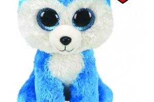 Мягкая игрушка TY beanie boo’s голубой хаски prince (36474) (008421364749)