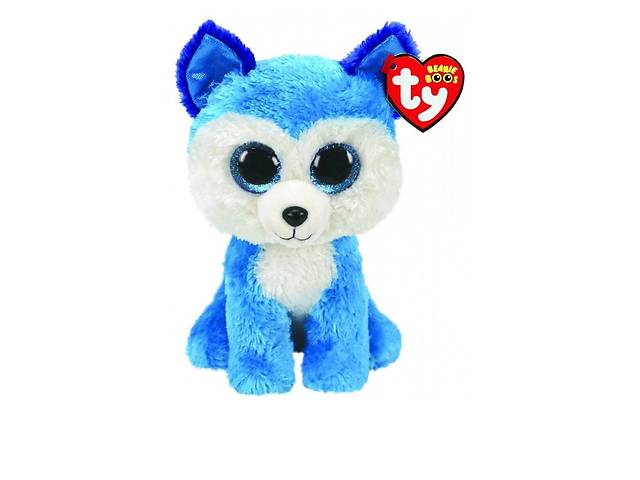 Мягкая игрушка TY beanie boo’s голубой хаски prince (36474) (008421364749)