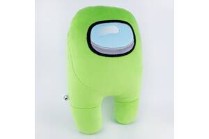 Мягкая игрушка Weber Toys космонавт Among Us 27см Зеленый (WT6663)