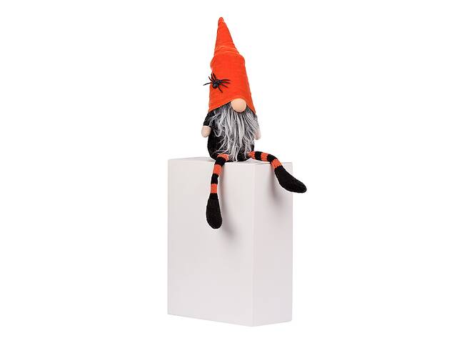 Мягкая игрушка Yes! Fun Хеллоуин «Гном Мальчик» 39 см LED 973739 Оранжевый
