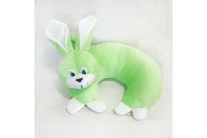 Мягкая игрушка Zolushka Подушка Рожок заяц 33см зеленый (ZL4341)