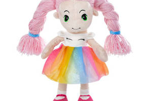 Мягконабивная детская кукла Bambi M5745UA 40 см Радужное платье