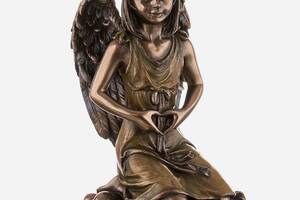 Милая статуэтка Veronese Маленький Ангел 10 см 70728 с бронзовым напылением Купи уже сегодня!