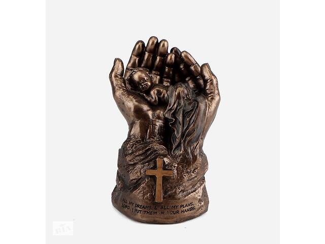 Миниатюрная статуэтка Veronese Младенец в руках божьих 6,5 см 77847 бронзовое напыление Купи уже сегодня!