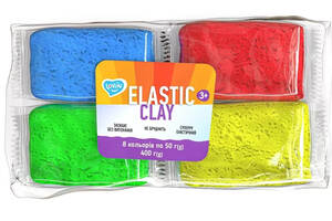 Набір для ліплення з повітряним пластиліном Elastic Clay 70164 8 colors