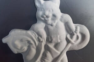 Набір Фігурок з гіпсу 'Кіт У Чоботях' гіпсові фігурки для розфарбовування, статуетки, сад гуаш, своїми руками
