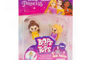 Набір колекційних фігурок-топерів Принцеси Дісней Sambro DSP20-3980-KV-FO серії 'Bop n Tops'