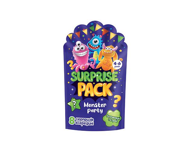 Набір сюрпризів Surprise pack 'Monster party' Vladi Toys VT8080-03 Укр