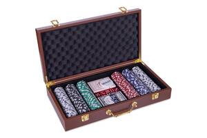Набор для покера в чемодане SP-Sport PK300L 300 фишек