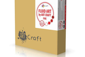 Набор для творчества FLUID ART 'ОГОНЬ' Art Craft 16501-AC