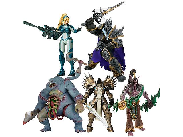 Набор фигурок Герои Бури, 5в1 - Heroes of the Storm, Neca