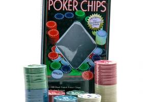 Набор фишек для покера 100 штук MiC (IGR55)