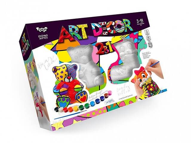 Набір креативної творчості 'ART DECOR' ARTD-02-01U, 2в1
