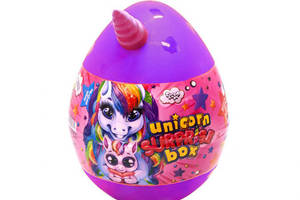 Набор креативного творчества 'Unicorn Surprise Box' Danko Toys USB-01-01U укр Фиолетовый