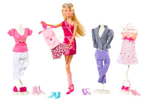 Набор кукольный Steffi с гардеробом современной одежды Simba IG-OL185964