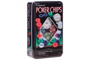 Набор покерных фишек в коробке №100t 100 фишек Poker Range Black (10570-hbr)