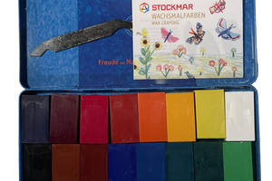 Набор восковых мелков Stockmar Beeswax Crayons 16 шт 204884266