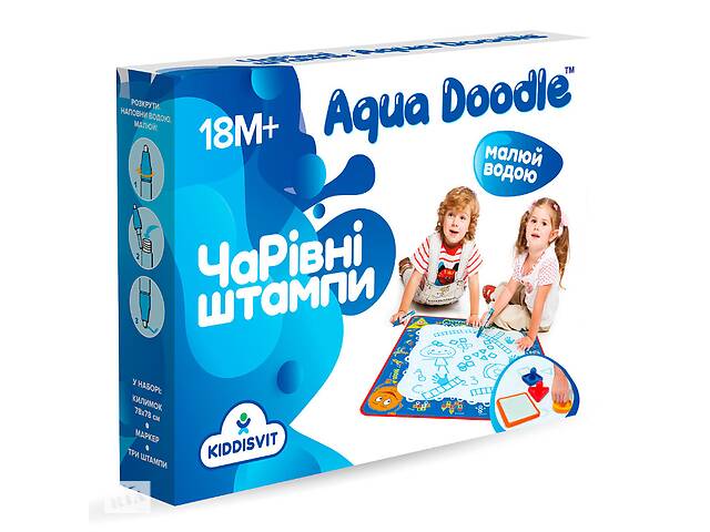 Набір ігровий для творчості Чарівні водні штампи Aqua Doodle DD651659