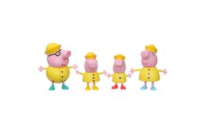 Набор игровой Peppa Pig Дружная семья KD113536 4 шт Разноцветный