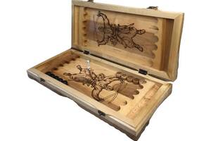 Нарди дерев'яні ручної роботи Арбуз 55*25*7 см 190414