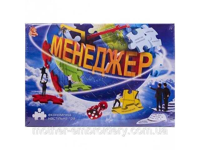 Настільна гра, більша, 'МЕНЕДЖЕР' українською мовою.