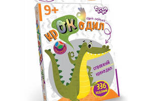 Настільна гра, карткова, 'Тієї самий крокодил' українською мовою, в коробці 2,5x9x13 см