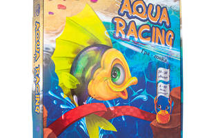 Настільна гра Strateg Aqua racing (Аква Рейсинг) українською в коробці 27,7х18,3х5,8 см