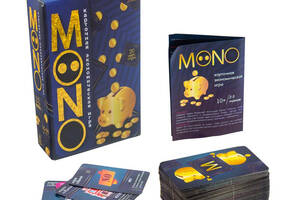Настільна гра Strateg Mono велика економічна російською мовою 18,7 х12х4, 5 см;