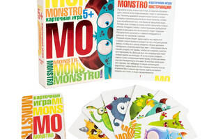 Настільна гра Strateg Monstro (Монстро) російською мовою 13,5х9,3х2,3 см