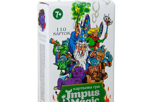 Настільна гра-вікторина карткова 'Impus Magic' українською в коробці 18,7х12,3х4,5 см Strateg
