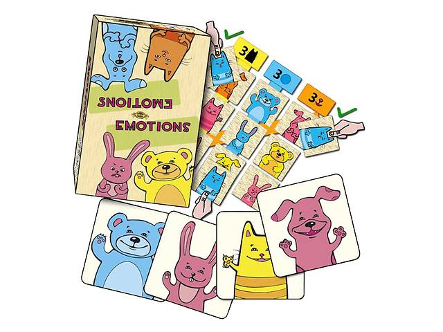 Настільна карткова гра 'Emotions' Майстер MKZ0810 склад першим ряд