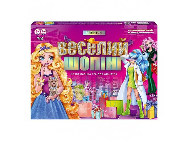 Настольная развлекательная игра 'Веселый шопинг Premium' Danko Toys G-VS-01-01U укр