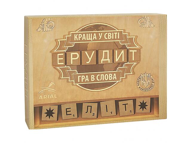 Настільна гра Ерудит-Еліт Arial 910220, укр. мовою