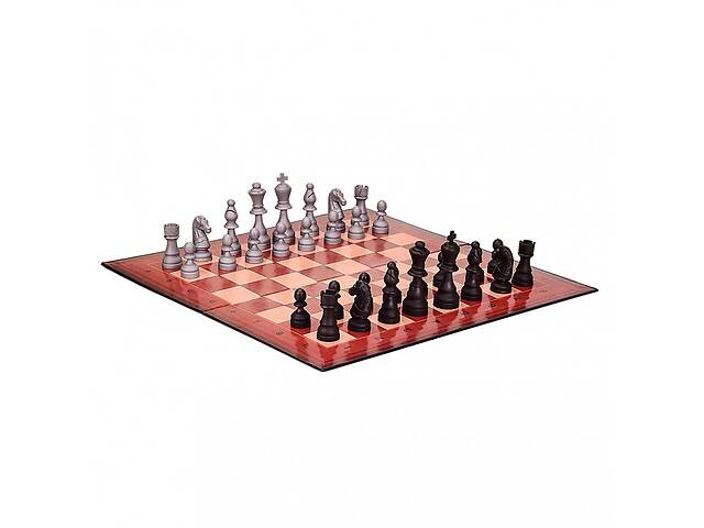 Настольная игра'Шахматы' 99300/99301 картонная доска - 36*36 см (Красная доска)