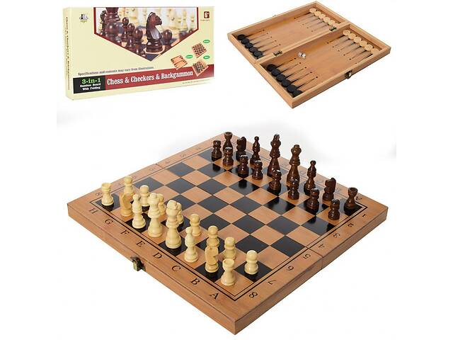 Настільна гра 'Шахи' B3116 з нардами і шашками